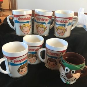 Vintage Collection Campbell Soup Cups and Yogi